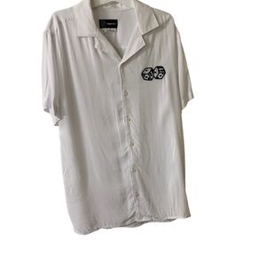 Original Use men’s White Casual Button Down Shirt